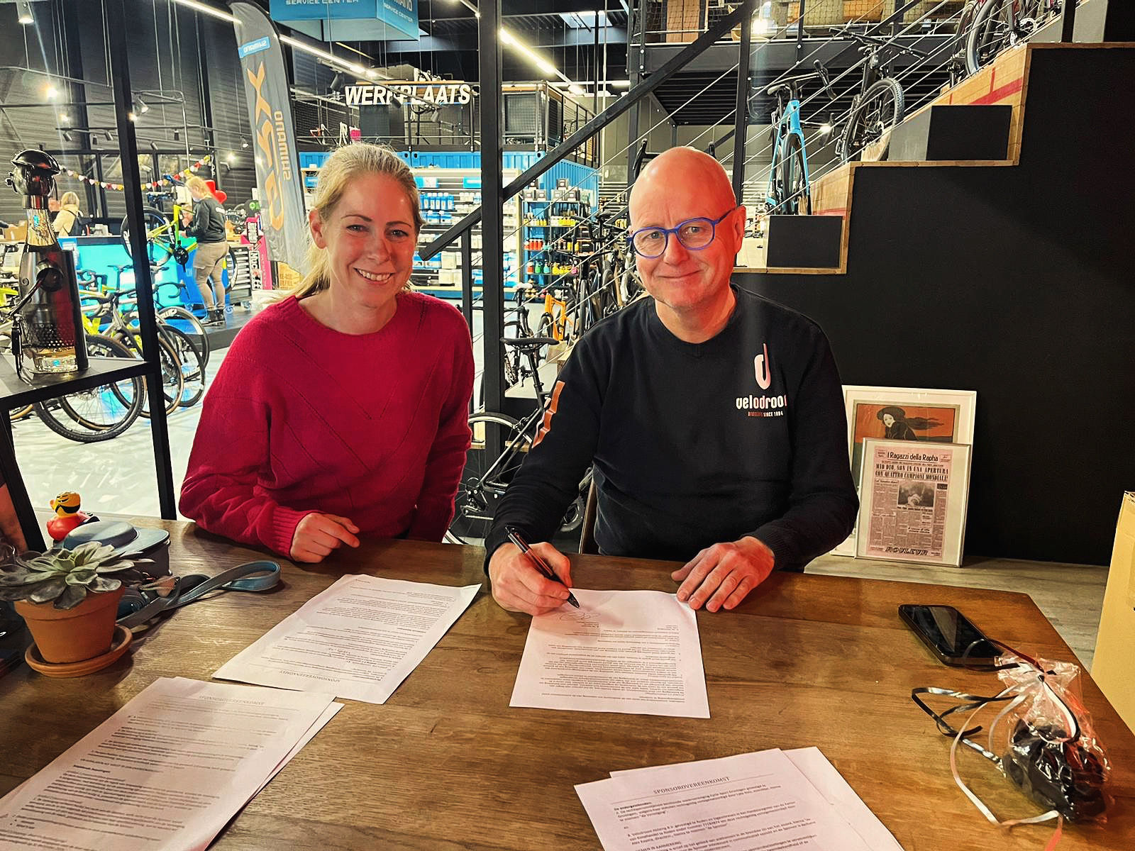Cycle Sport Groningen en Velodroom Roden verlengen sponsorcontract