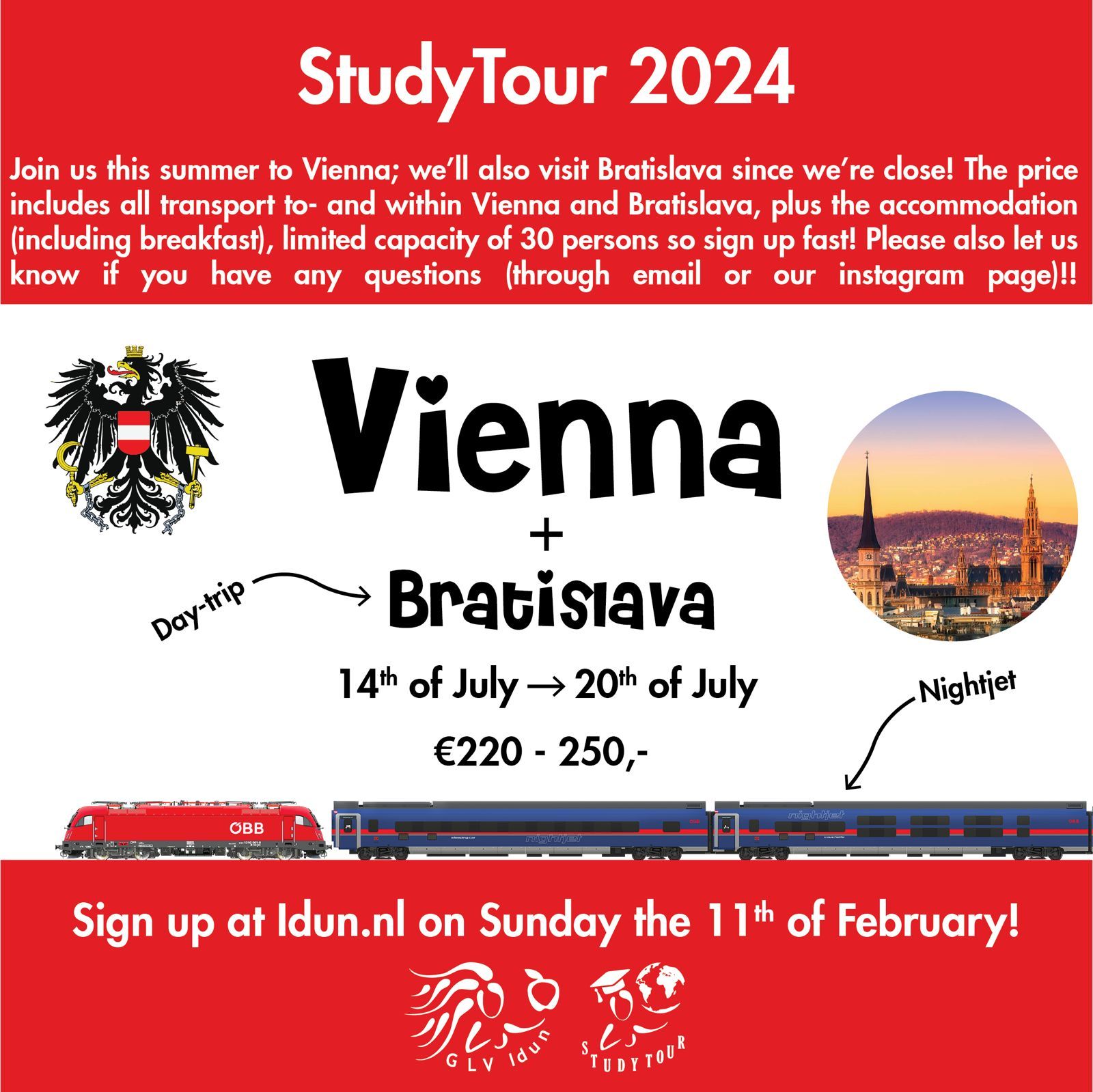 Studytour: Vienna & Bratislava