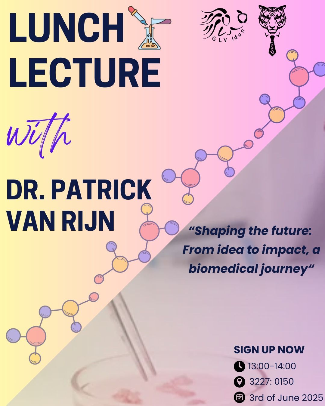 Lunch Lecture with Dr Patrick van Rijn