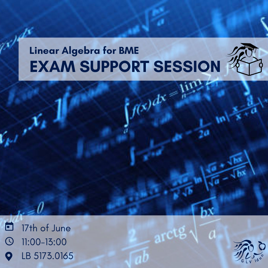 Exam support session: Linear Algebra for LST