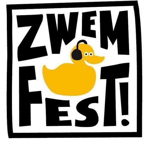 Zwemfest logo witte achtergrond