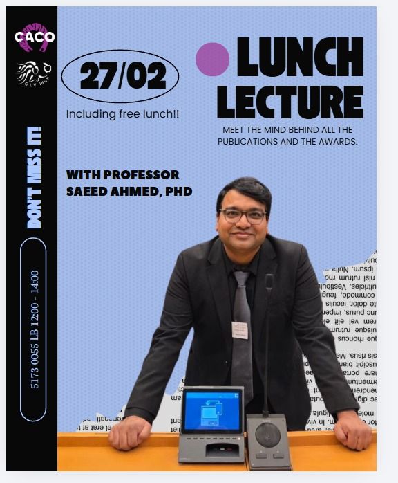 Lunch Lecture with Saeed Ahmed