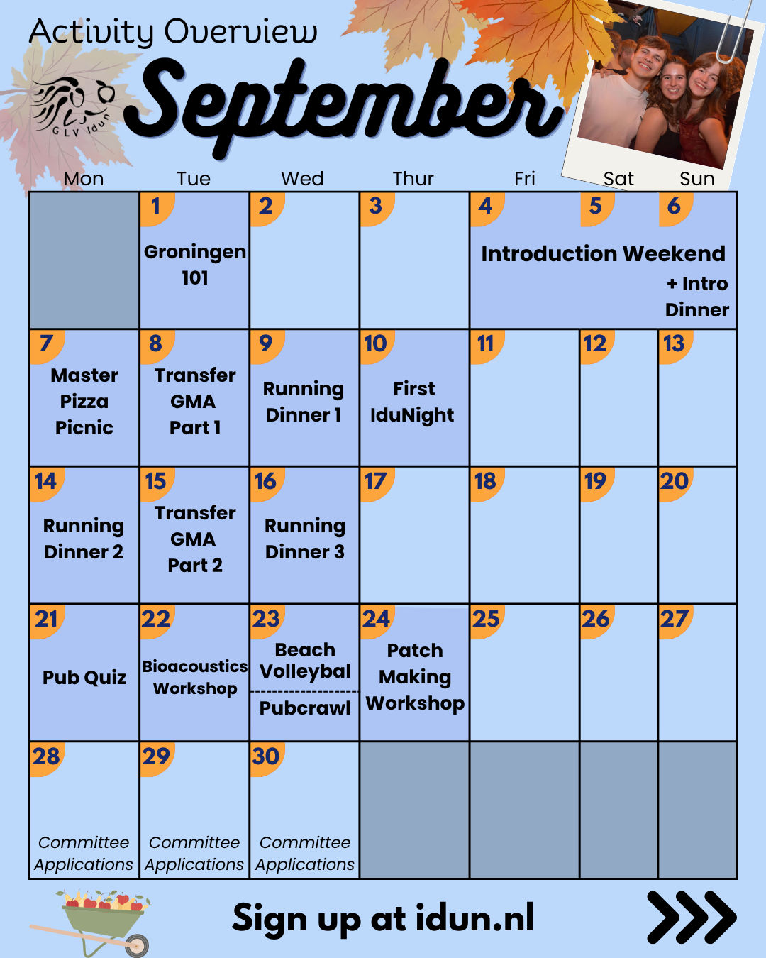 Activity Overview September