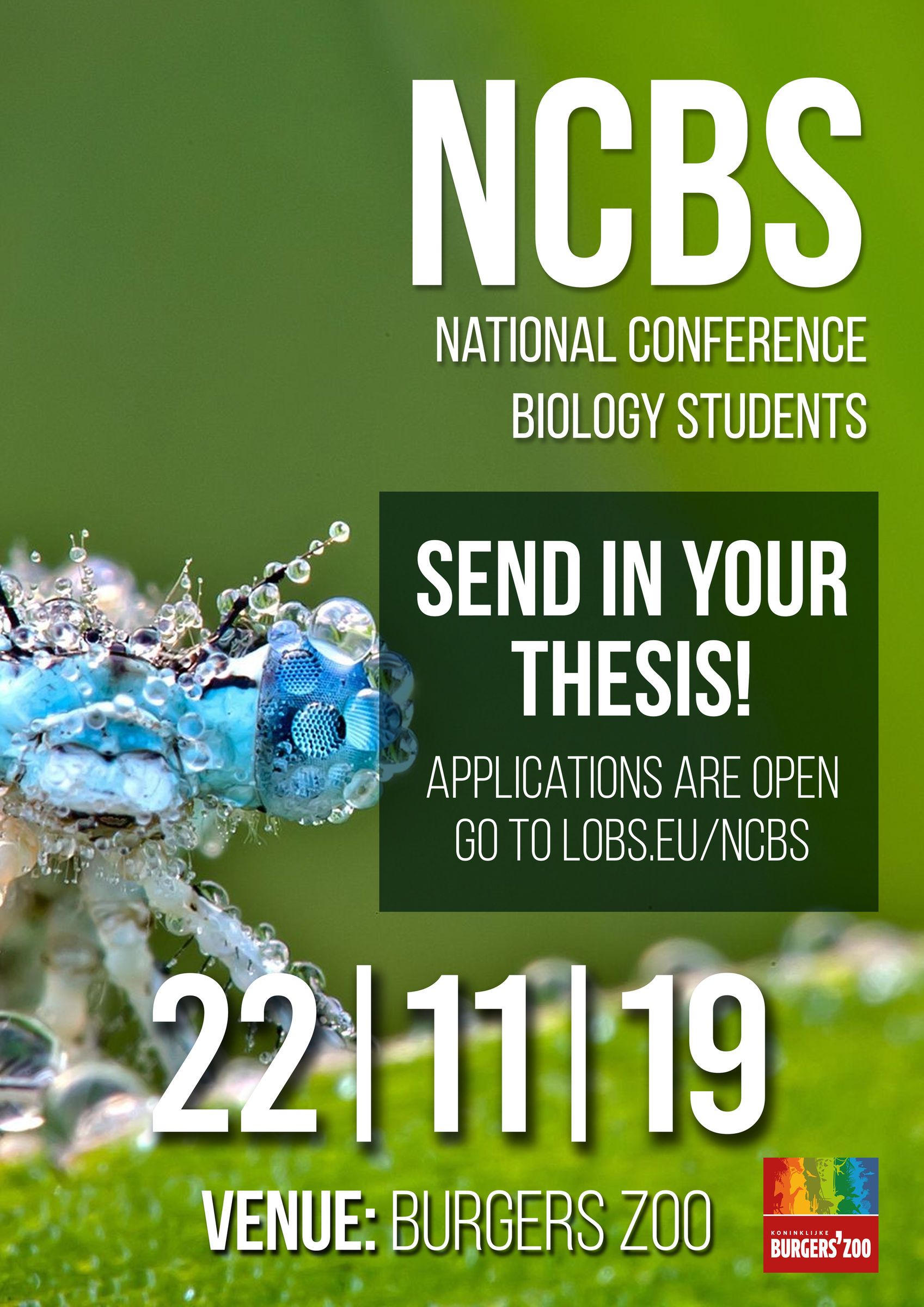 Call for entries: Bachelor or Master theses for the National Conference Biology Students (NCBS)!