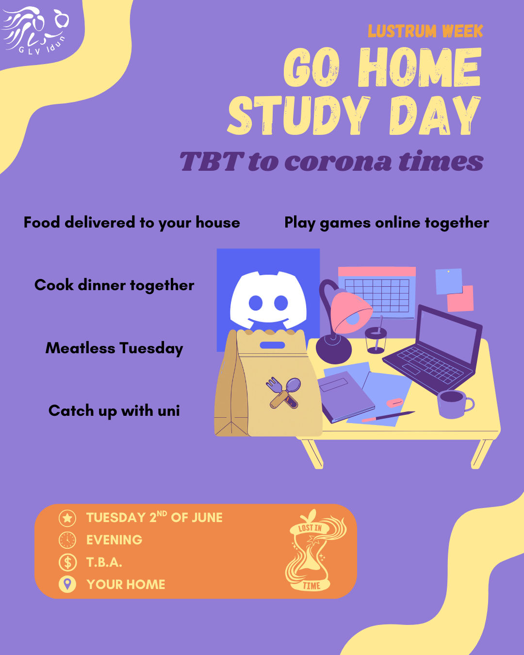 Lustrum Week Day 5: Go Home Study Day