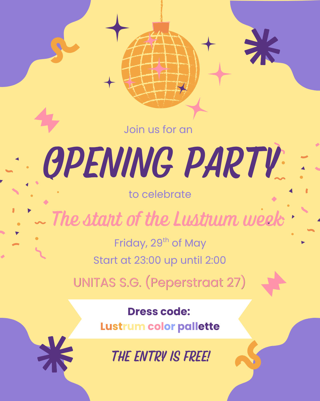 Lustrumweek Day 1: Opening Party