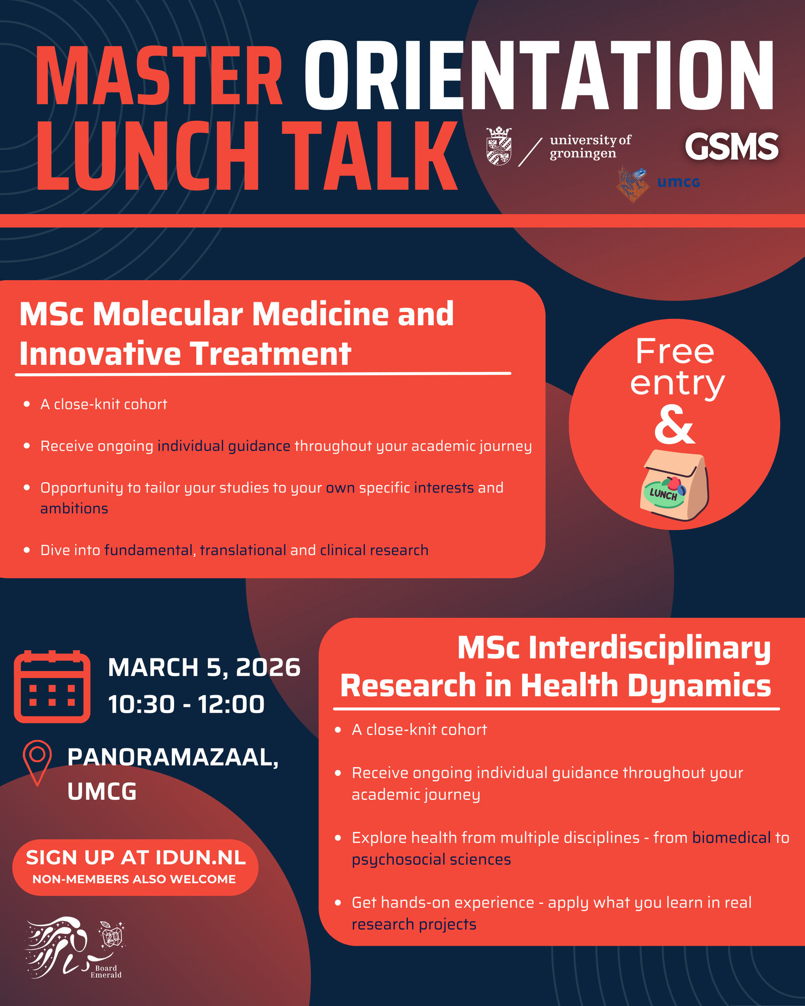 GSMS: Master Orientation Lunch Talk