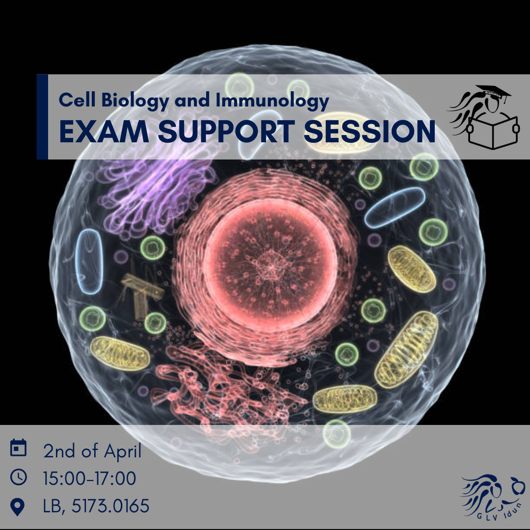 Exam support session: Cell Biology and Immunology