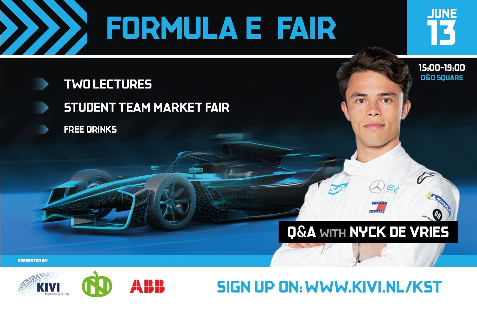 Formula E symposium with Nyck de Vries