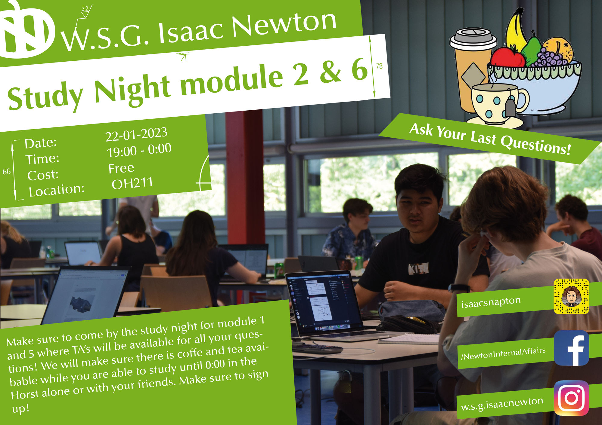 W.S.G. Isaac Newton - Events