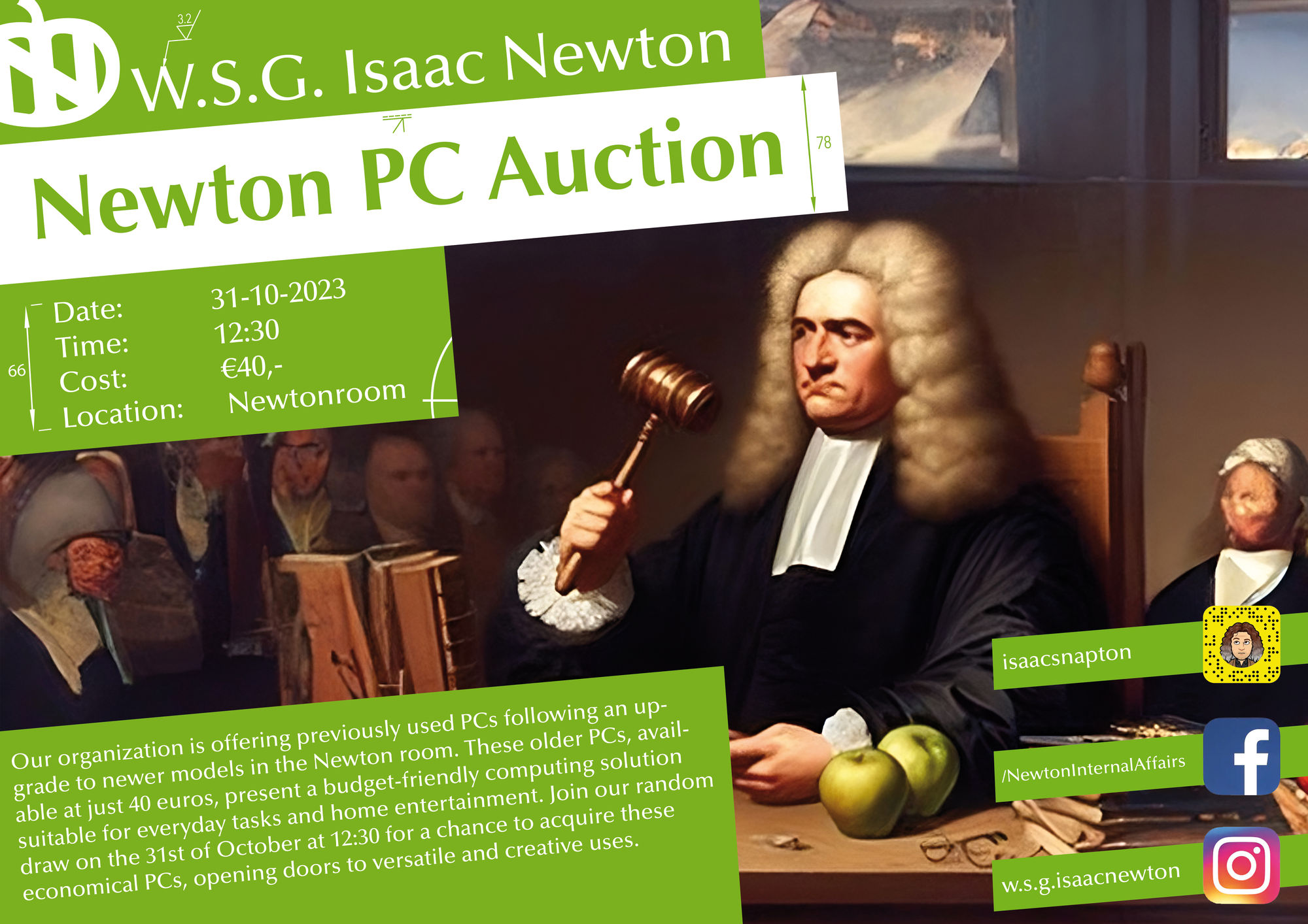 Newton PC auction