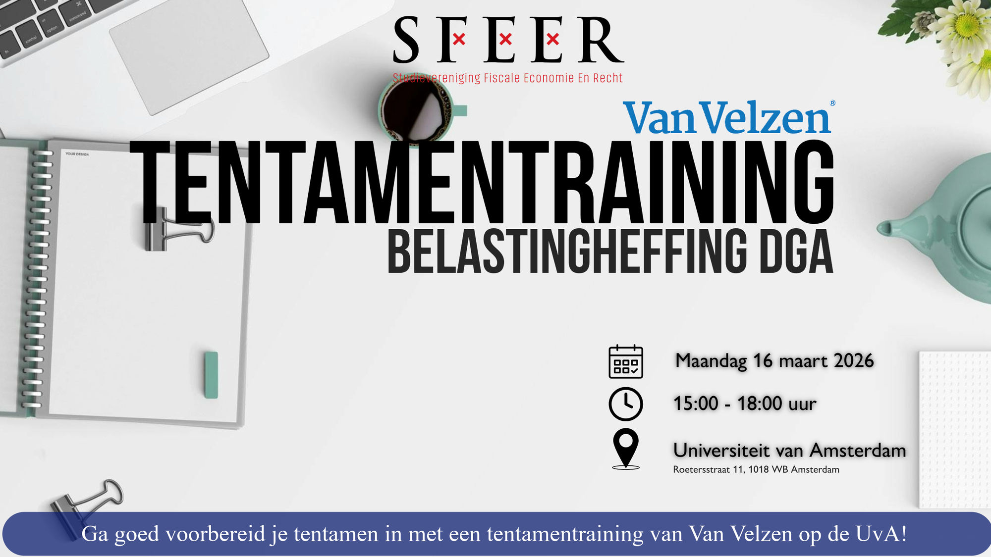 Tentamentraining Belastingheffing DGA | Van Velzen