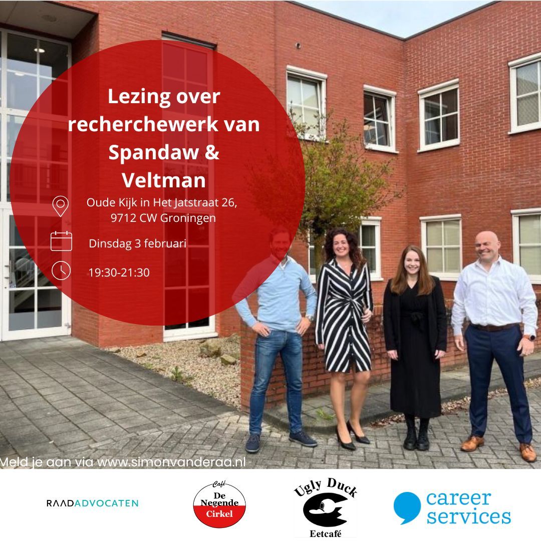 Lezing detectivebureau Spandaw & Veltman