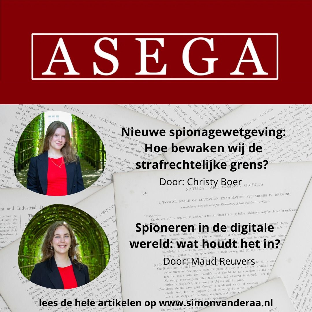 Nieuwe Asega artikelen staan online!