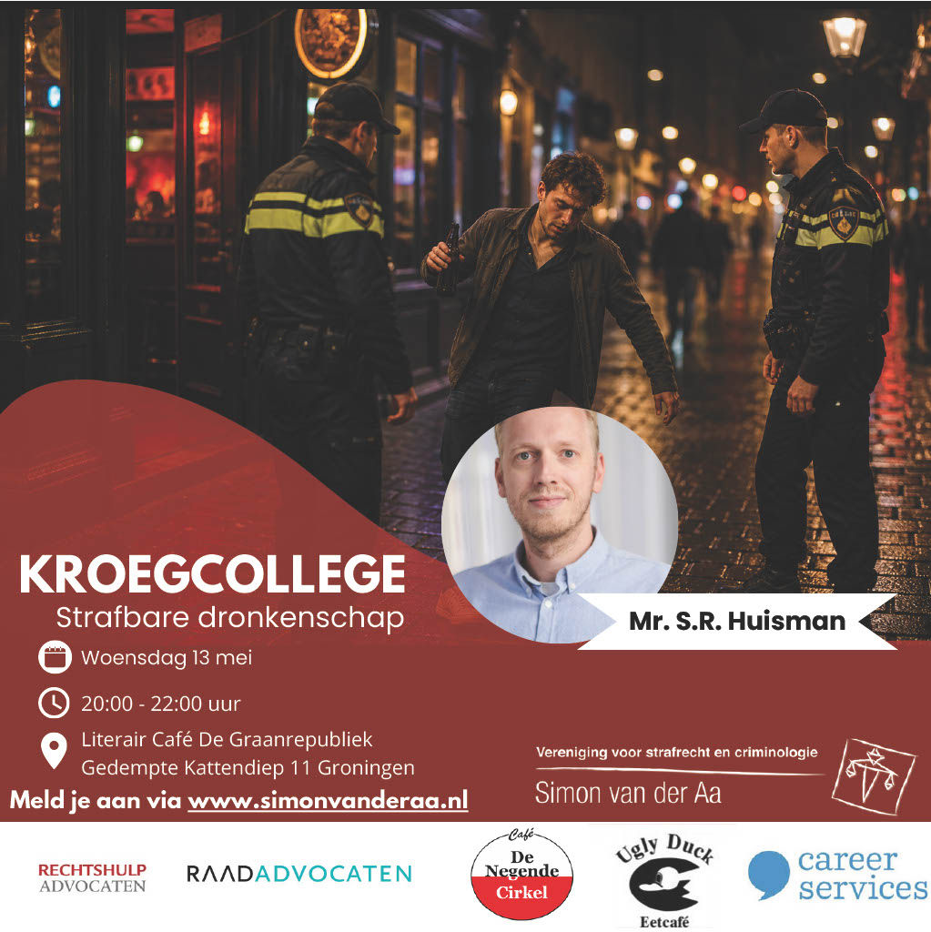 Kroegcollege strafbare dronkenschap