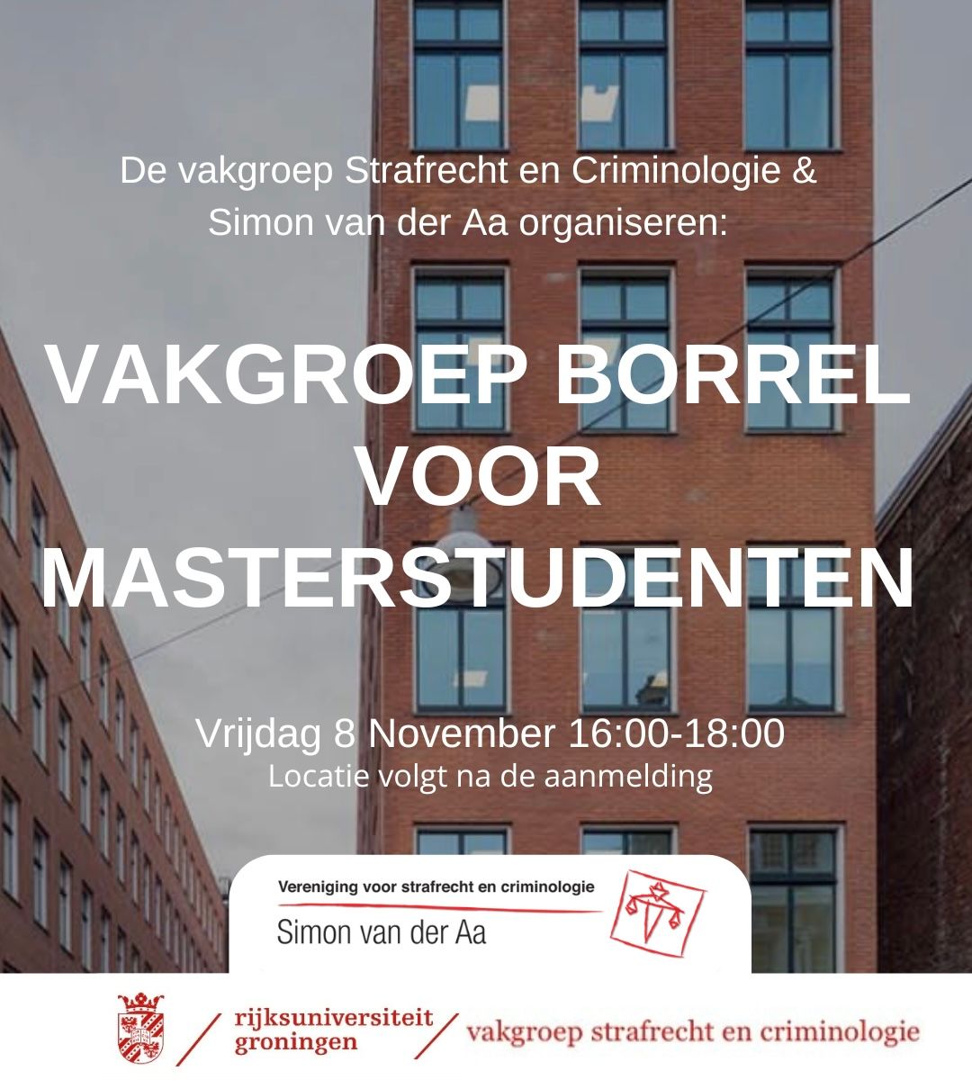 Vakgroep Borrel voor Masterstudenten