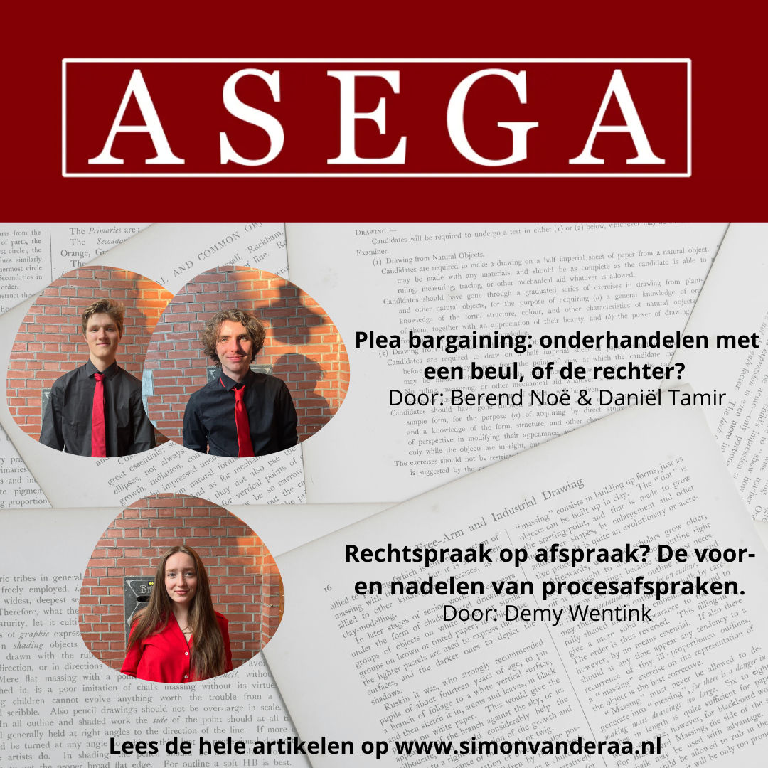 Nieuwe Asega artikelen staan online!