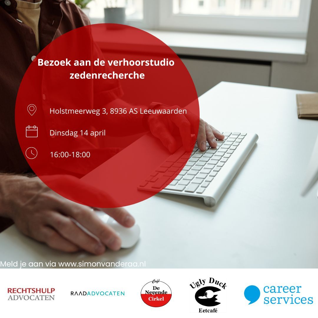 Bezoek verhoorstudio zedenrecherche