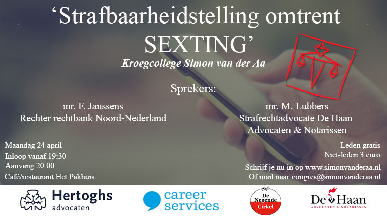 Kroegcollege strafbaarheidstelling omtrent Sexting