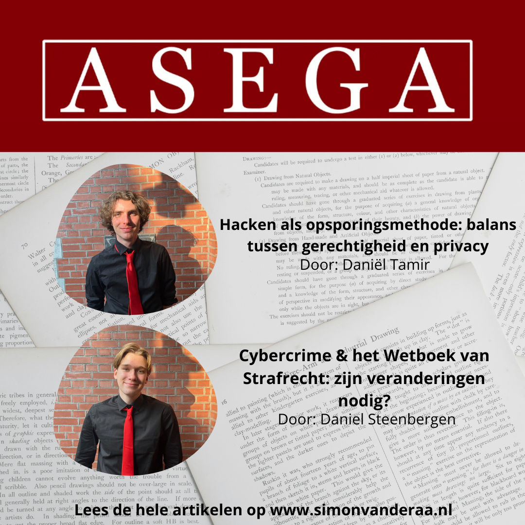 Nieuwe artikelen Asega staan online!