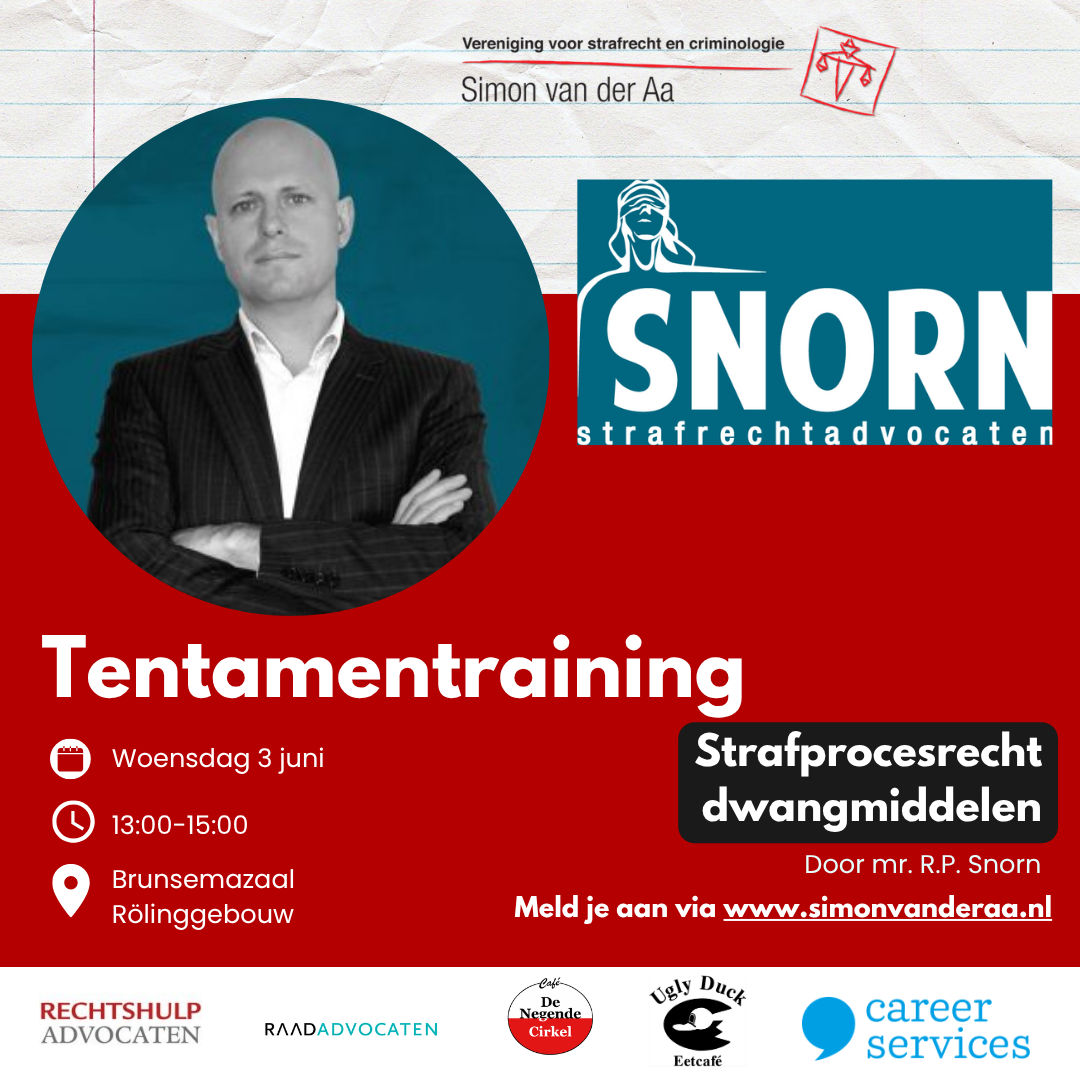 Tentamentraining Strafprocesrecht dwangmiddelen