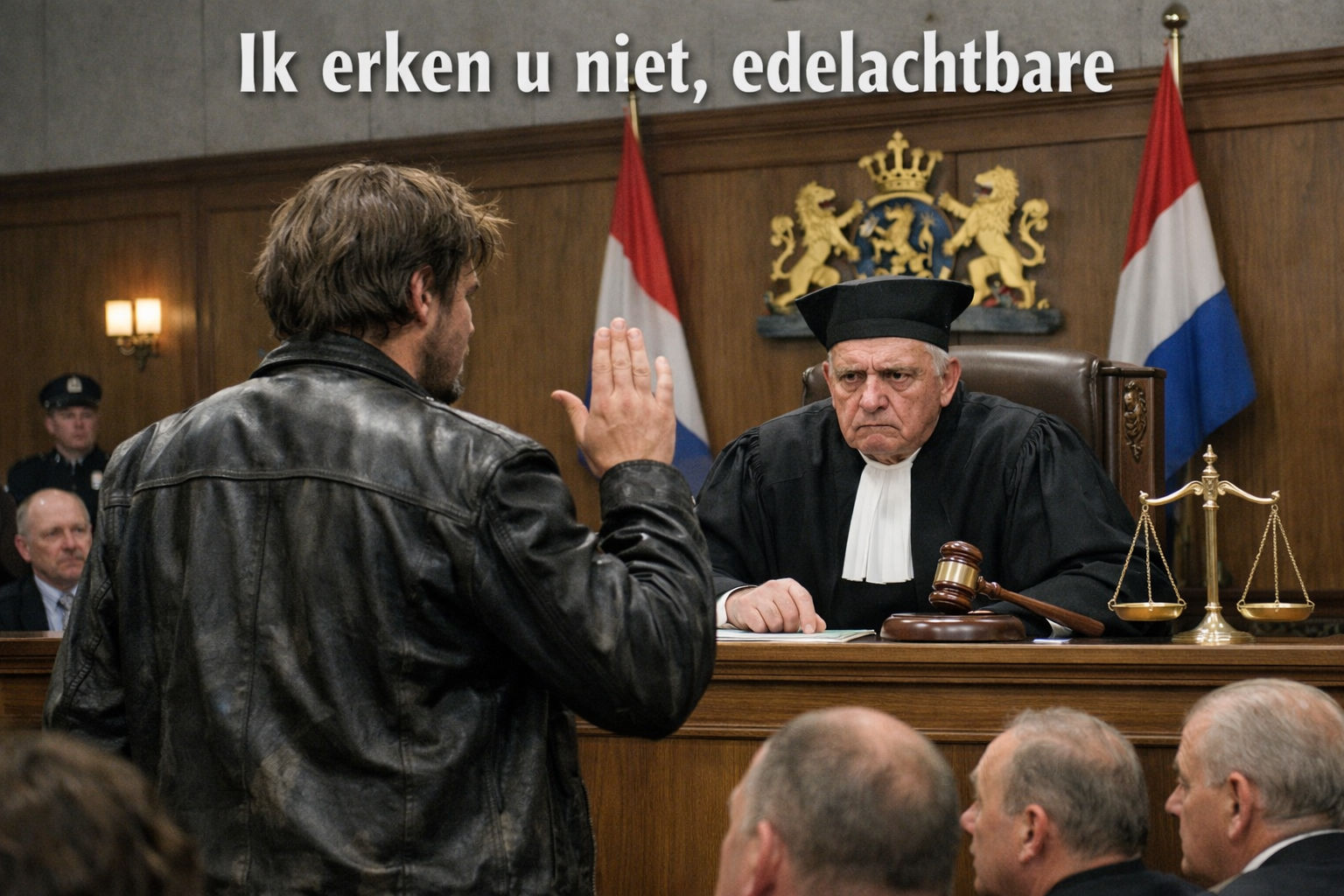 Ik erken u niet, edelachtbare