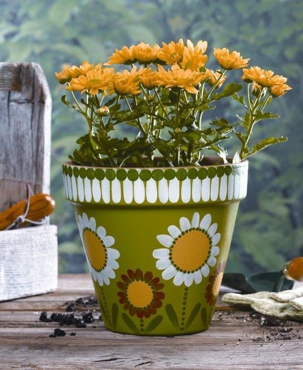 Flower Pot Painting