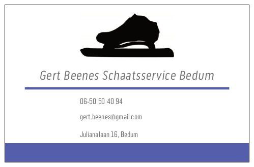 Gert Beenes Schaatsservice Bedum
