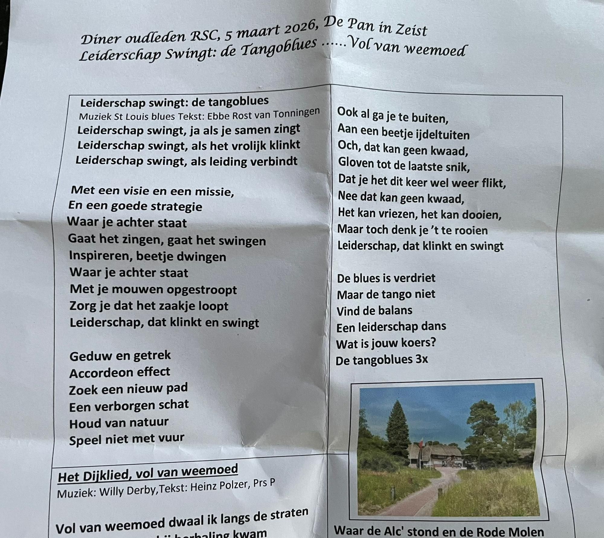 Heeren diner 't Sticht op de Pan