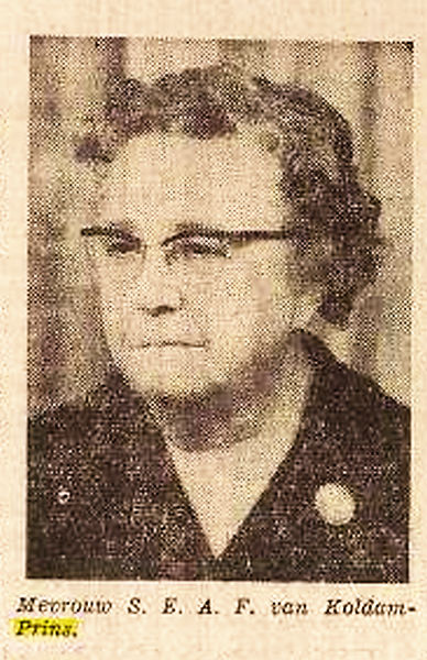 Sophia Prins (1915) - De eerste RVSV-penningmeesteresse