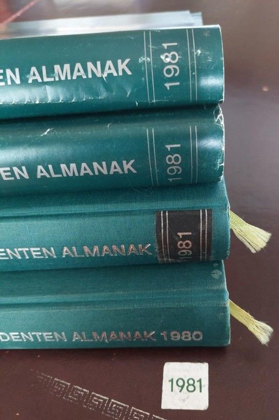 De uitreiking van de Almanak 1981. Of misschien 1980 ?