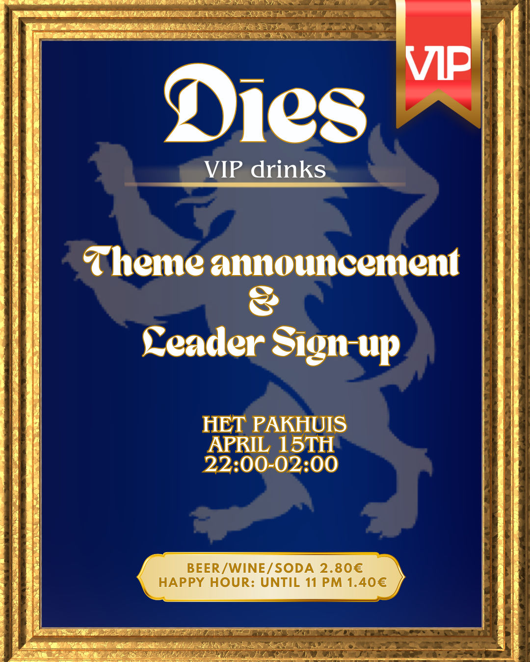 VIP Drinks April