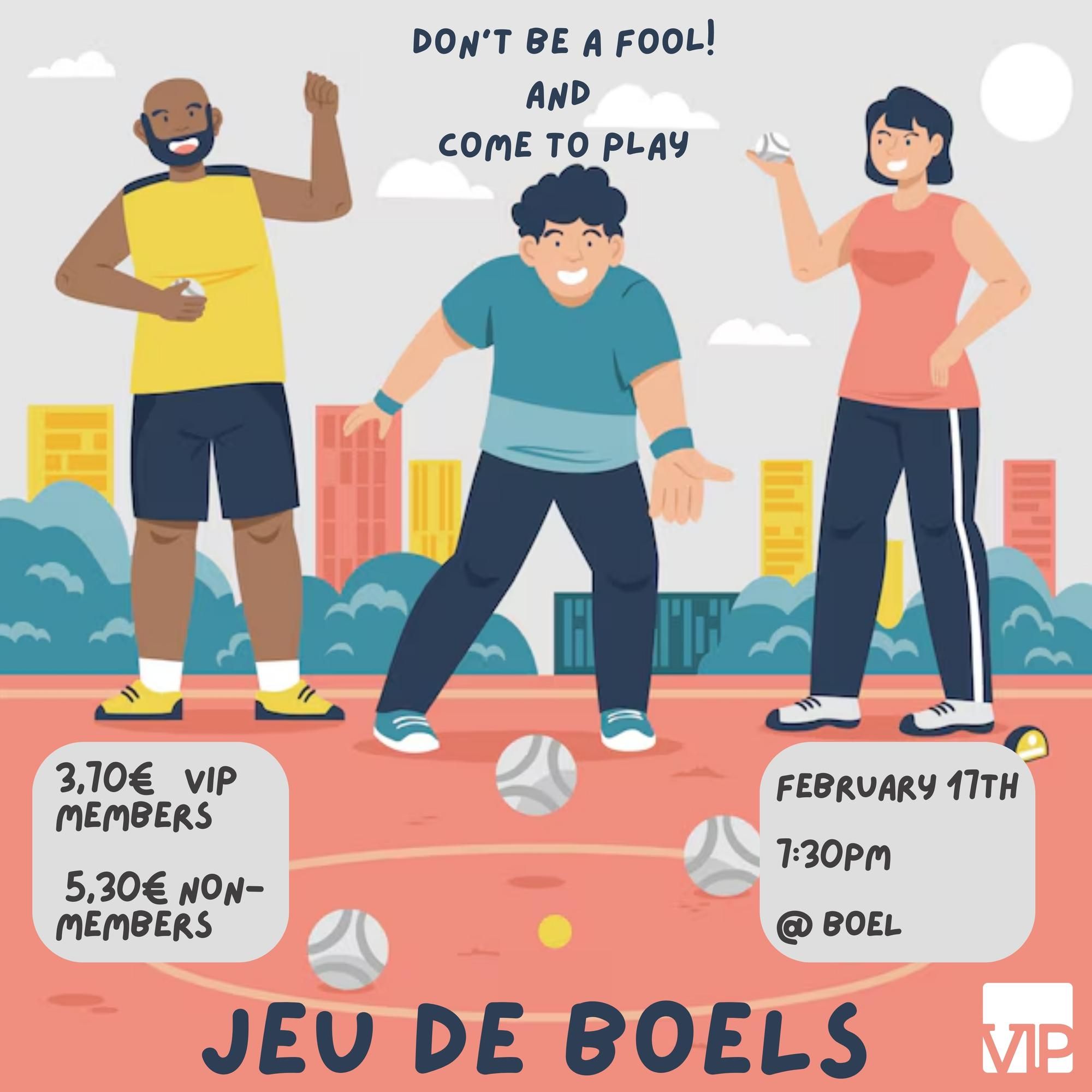 Master Activity: Jeu de Boules at BOEL