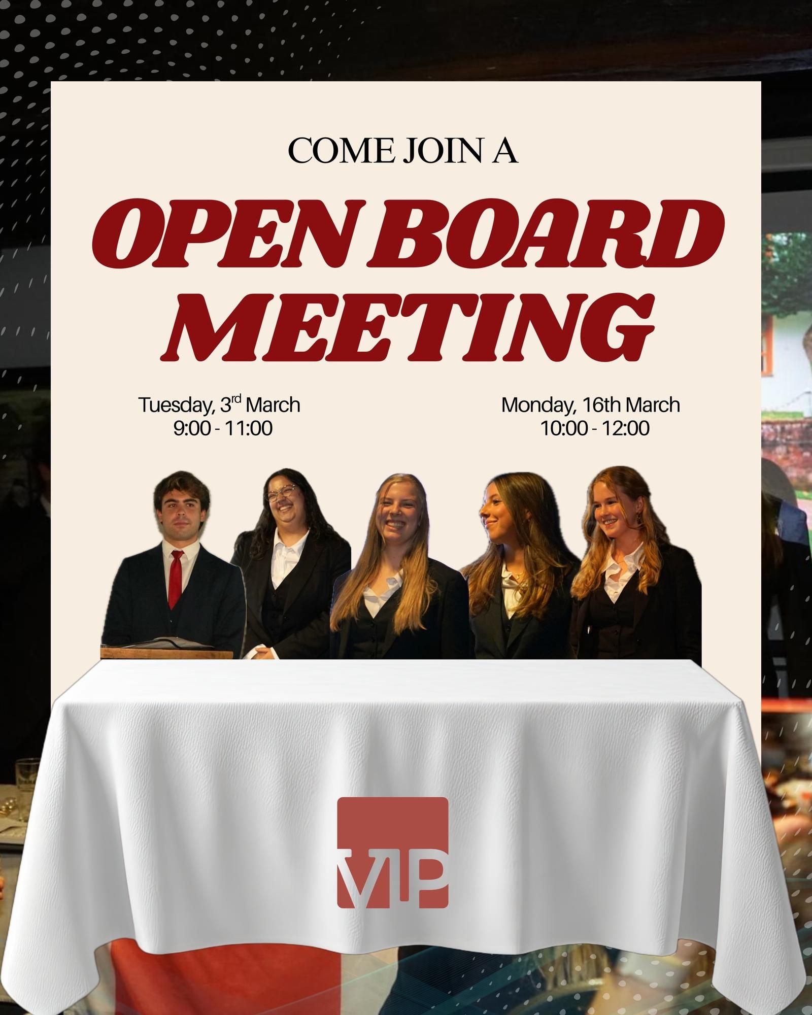 Open Board Meeting