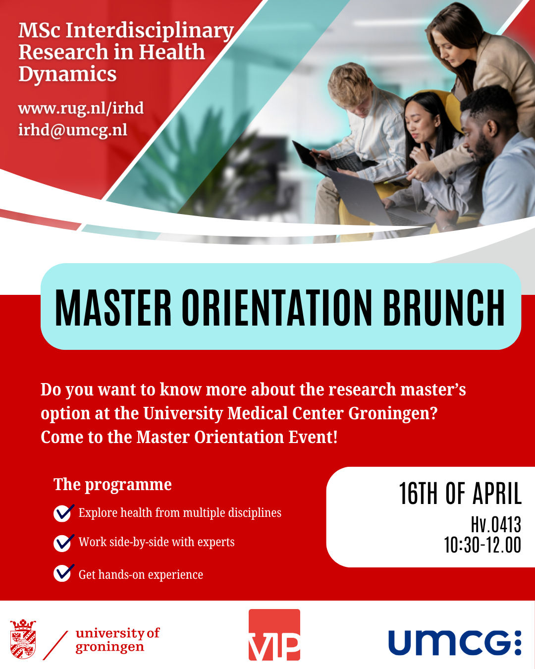 IRHD master orientation event 