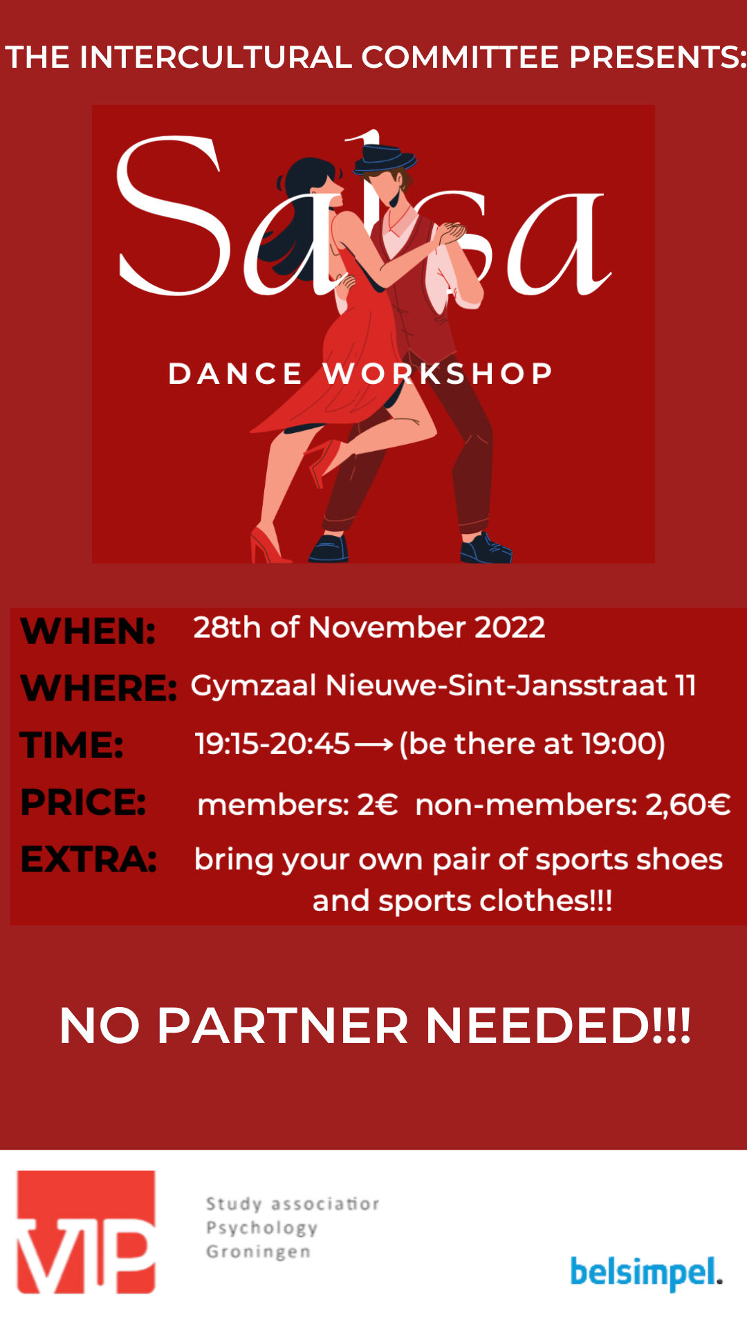 Intercultural Activity: Salsa Workshop