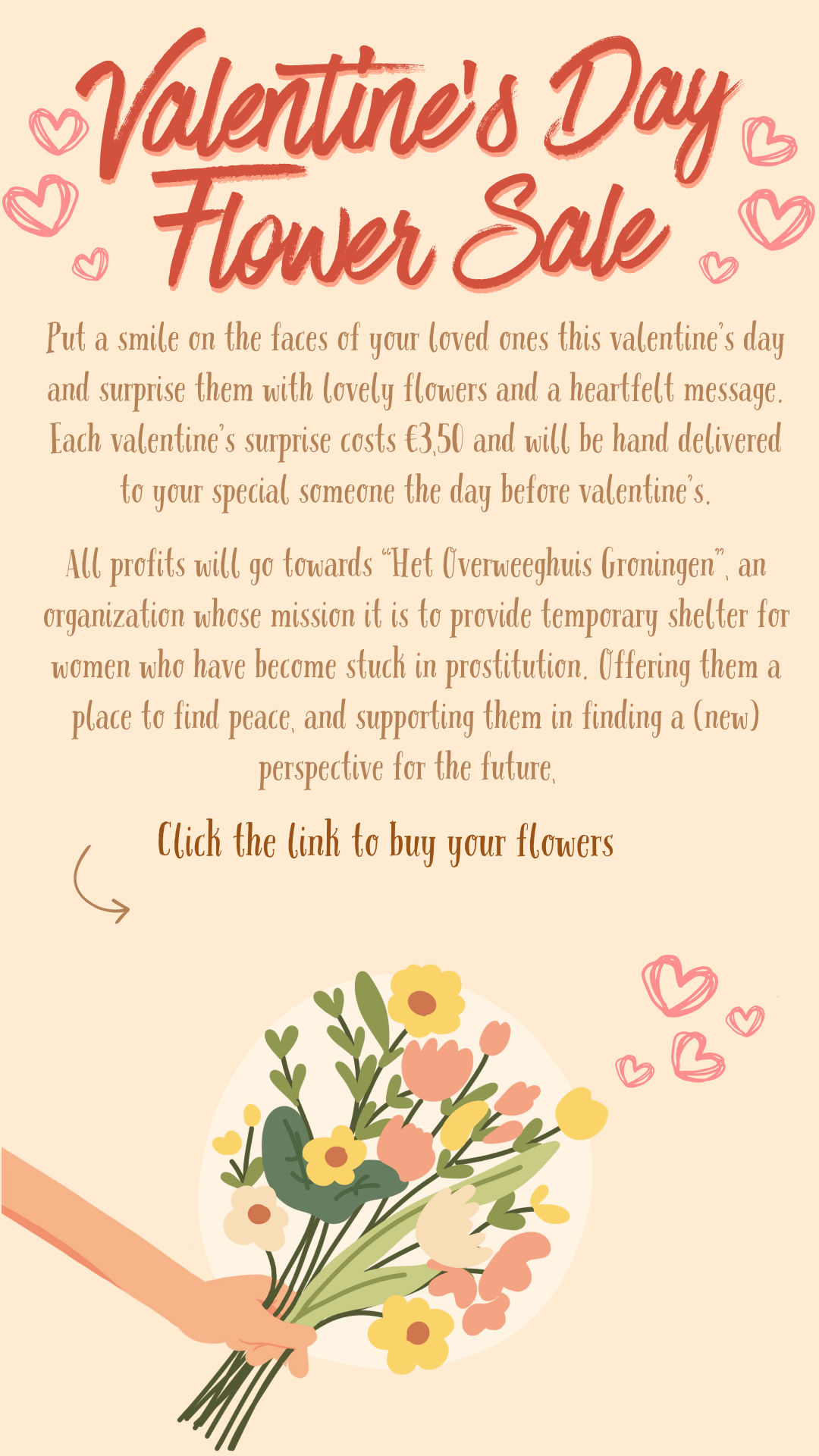 Valentine's Day Charity Flower Sale