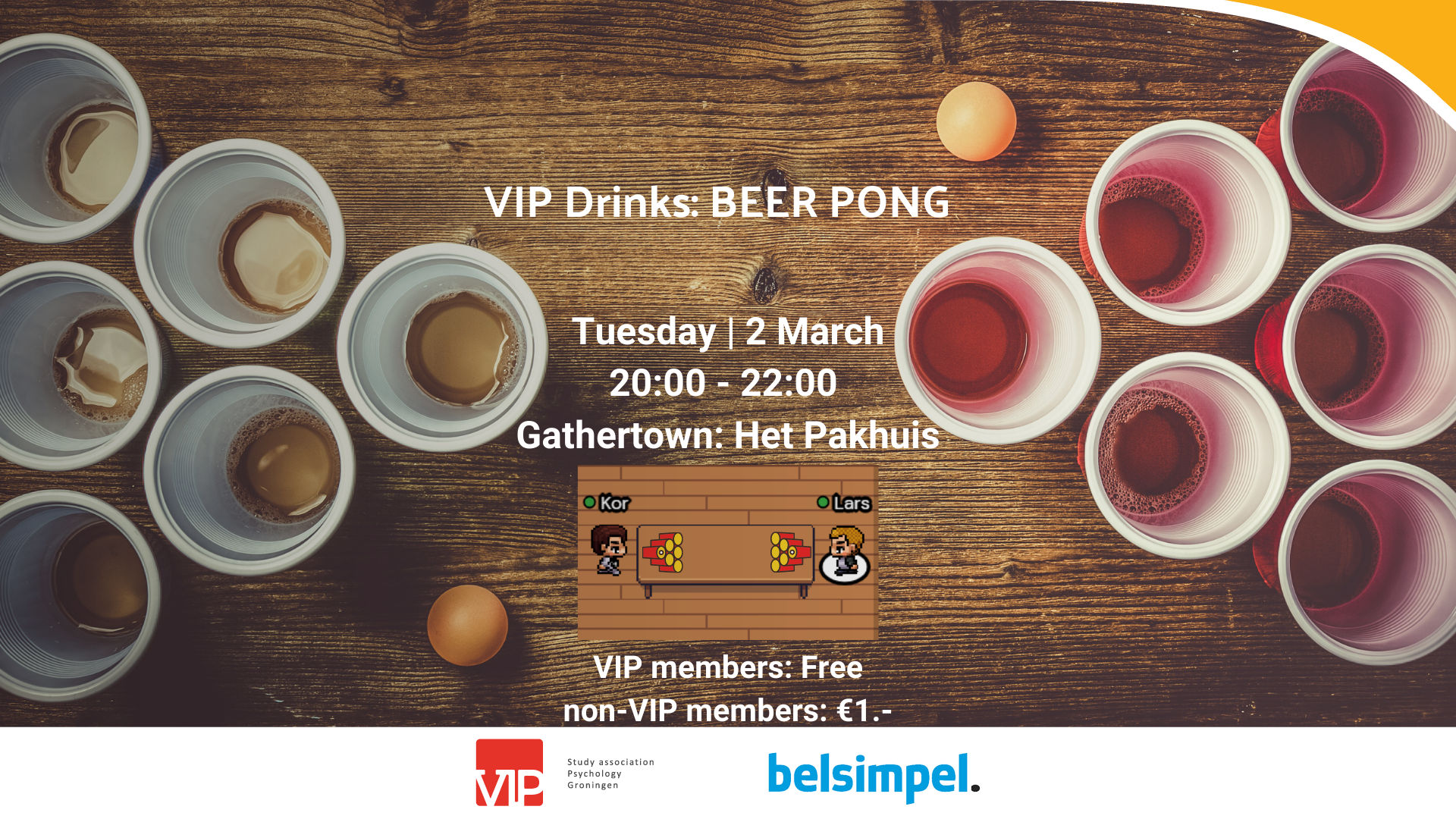 VIP Drinks: Beer Pong 