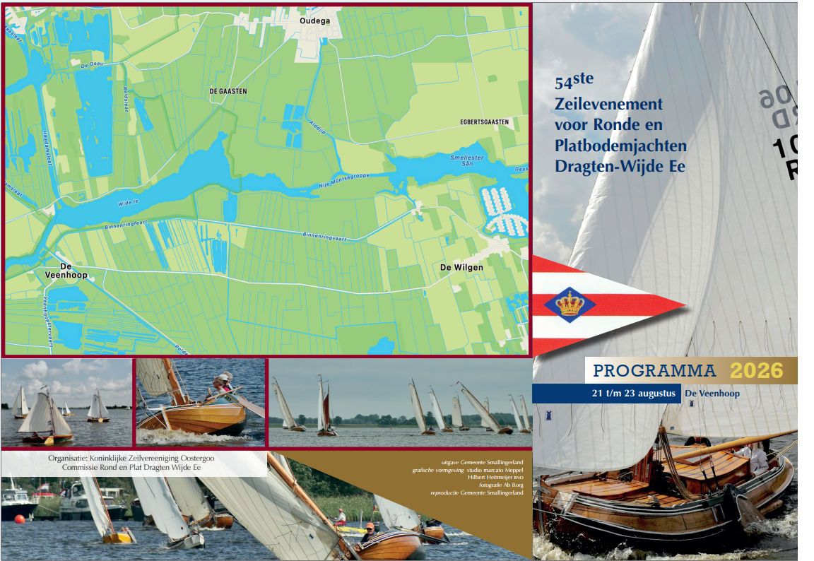 2026 Zeilevenement Dragten-Wijde Ee voor Ronde en Platbodemjachten 