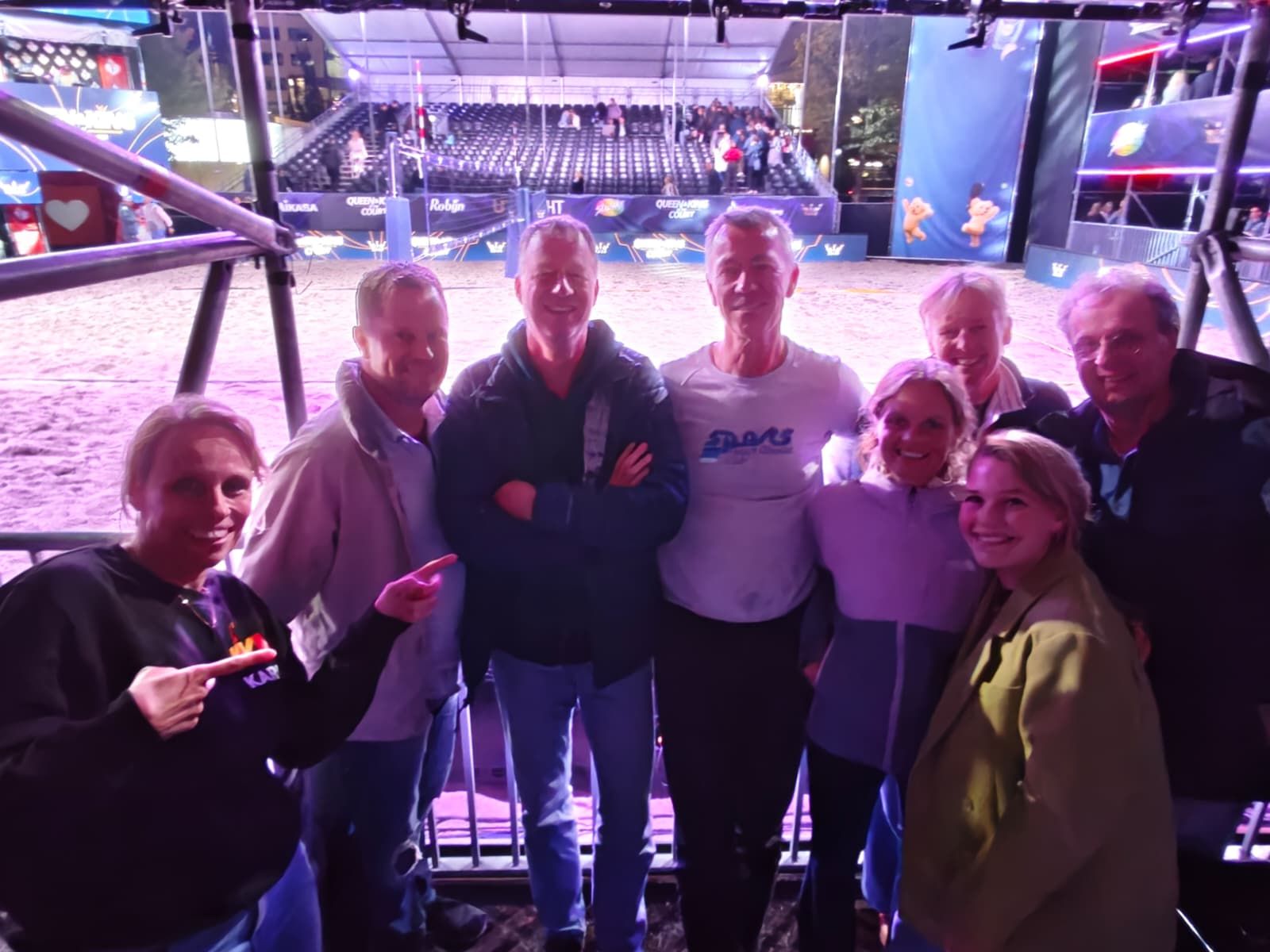 Sponsoren VVU genieten van Queen & King of the Court