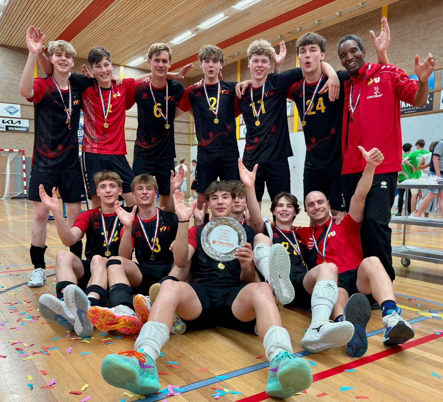 Jongens A wint Nederlands Gesloten Jeugd Kampioenschap
