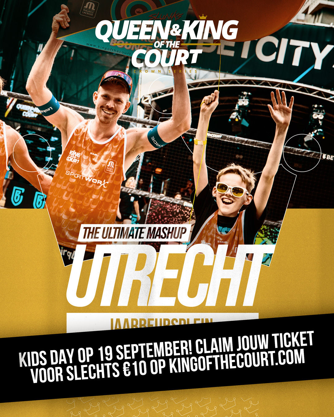 Beleef beachvolleybal van heel dichtbij